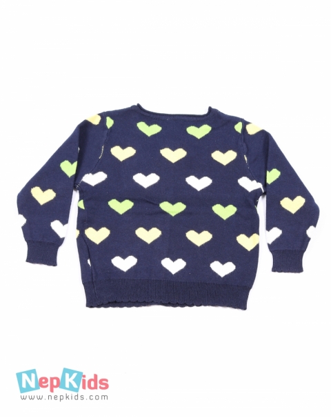 Sweet Love Gap Cardigan Sweater For Girls Kids
