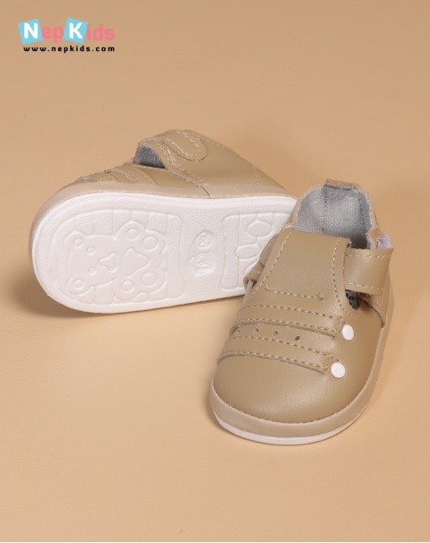 Creamy Little Baby Shoes - With Soft Sole