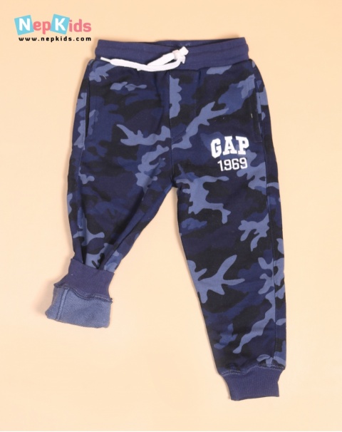 Blue Navy Joggers Style Trouser - For Winter