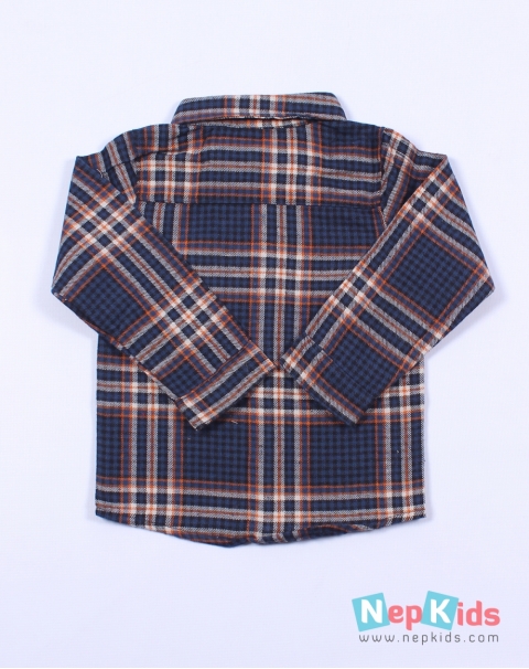 Elegant And Warm Kids Check Wool Shirt Best for Winter