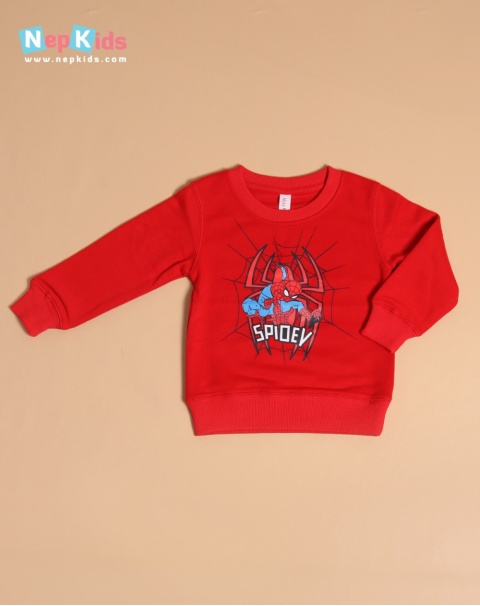 Red Spider Sweatshirt - For Boys