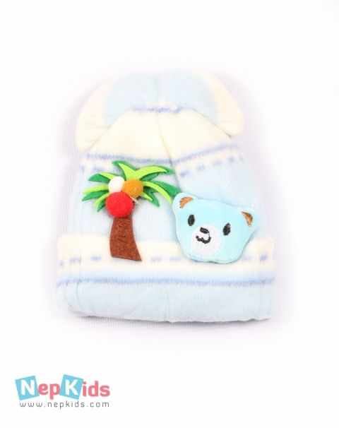 Tree Top Soft Woolen Caps for Babies - Winter Caps