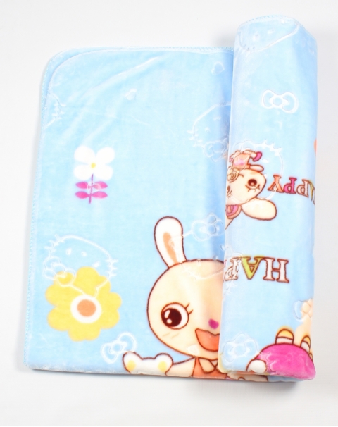 Happy Bunny Bed Throw Blanket
