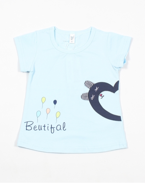 Peeping Cat T Shirt for Toddlers and Girls