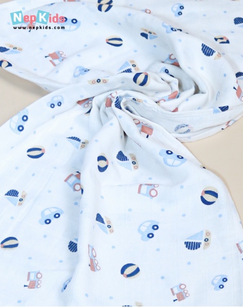 Playground Pure Muslin Cotton Nappy - For Babies