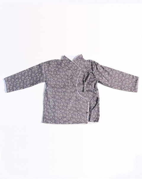 Grey Daisy Cotrise 2pc Bhoto Set Warm and Comfortable Winter Wear For Kids