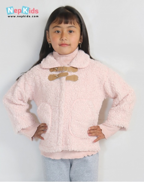 Happy Wool Jacket , Shining Pink Tone - For Winter
