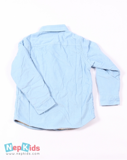 Denim Cotrize Shirt with Fleece Inner Lining - Full Sleeves Shirt