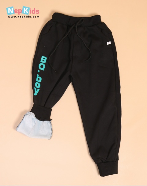 BQ Boys Warm And Thick Joggers With Velvet Inner - For Winter