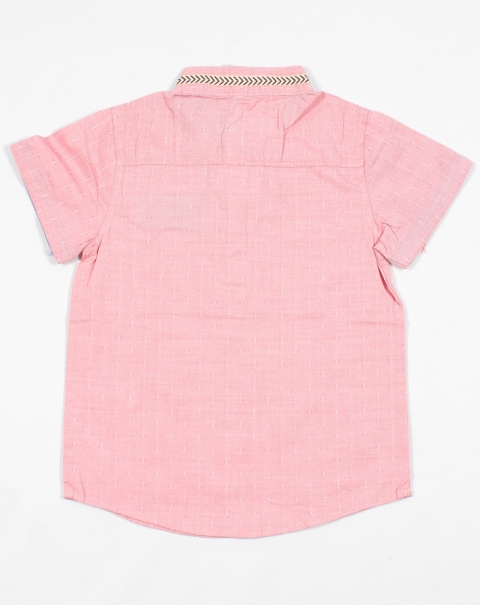 Emerge Smart Peach Shirt with Cool Casual Look