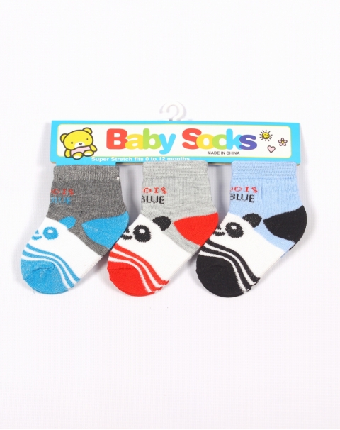 Little Panda Socks - 3 pcs Set