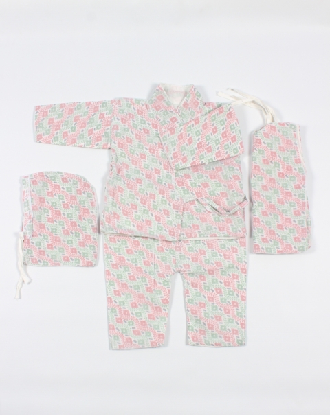 Leaves All Way Bhoto Set, Cotton Fabric: 4 Items In Pack